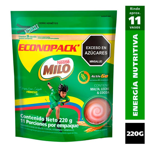 MILO ACTIV-GO 220G DOY PACK